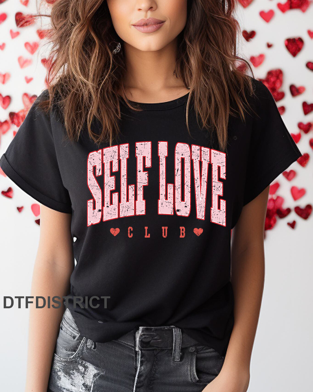 Self Love Club Full Color DTF Transfer